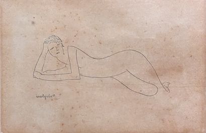 D'après Amedeo MODIGLIANI (1884-1920) : NU...