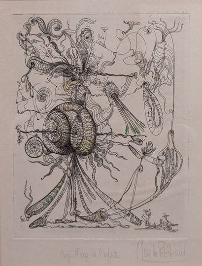 Claude PIECHAUD (1928-2008). Coquillage de...