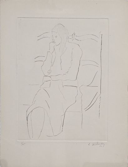 Léonid FRIDMAN (1908-1979) : AUTOPORTRAITS...