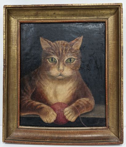 Ecole NAIVE du début du XXe siècle : PORTRAIT...