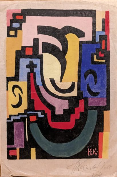 Jeanne KOSNICK-KLOSS (1892-1966) : COMPOSITION....