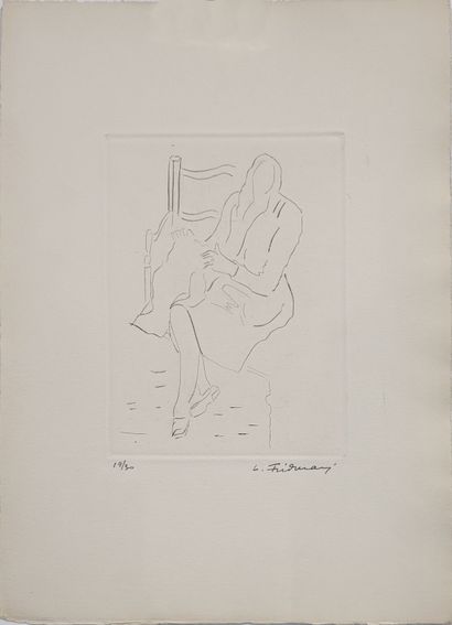 Léonid FRIDMAN (1908-1979) : AUTOPORTRAITS...