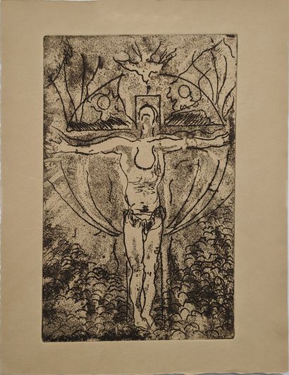 Léonid FRIDMAN (1908-1979) : CRUCIFIXION...