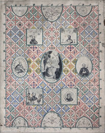 [RELIGIOSA] Portraits des Saints François...