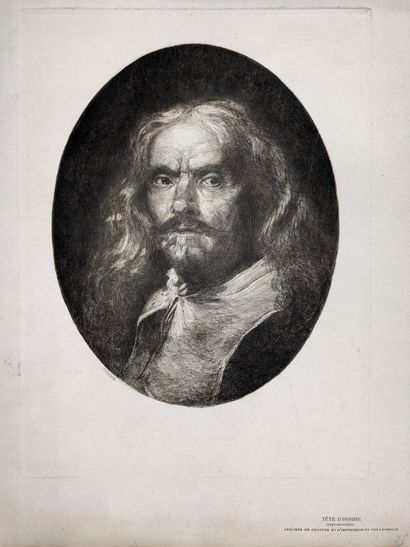 Set of six engravings: Yvonne BOELENS (19th-20th...