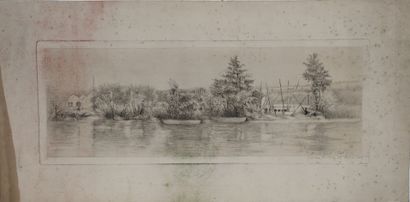 Set of six engravings: Yvonne BOELENS (19th-20th...