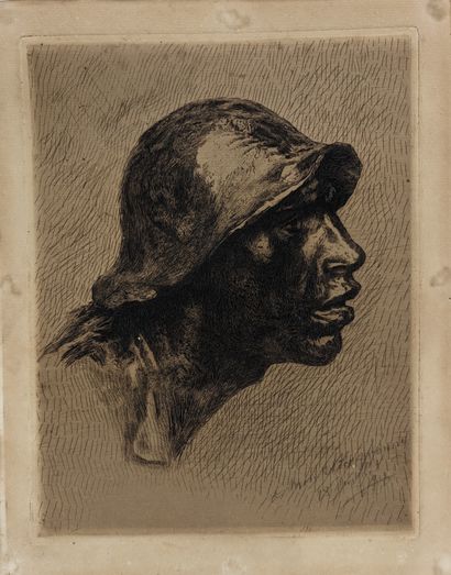 Set of six engravings: Yvonne BOELENS (19th-20th...