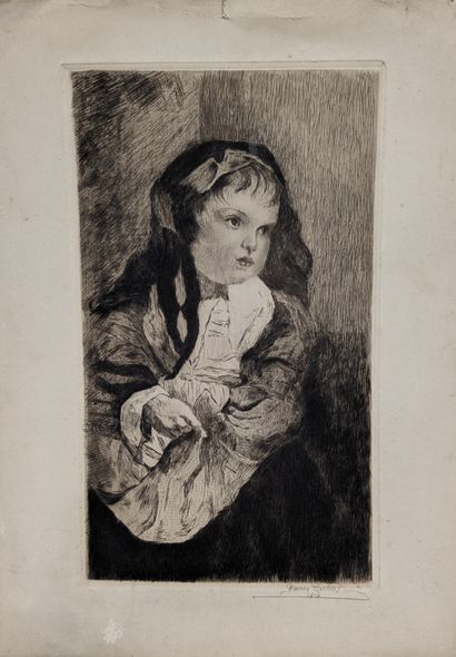 Set of six engravings: Yvonne BOELENS (19th-20th...