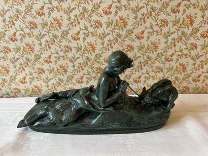 Emmanuel FREMIET (1824-1910). Faune et oursons...