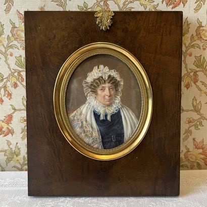 Oval miniature representing the presumed...
