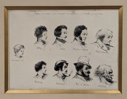 Set of five engravings: after FILHOT, engraved...