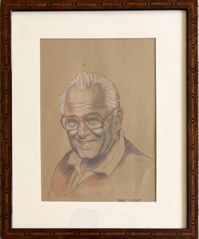 Jacques DARNEL (20th century) : PORTRAIT...