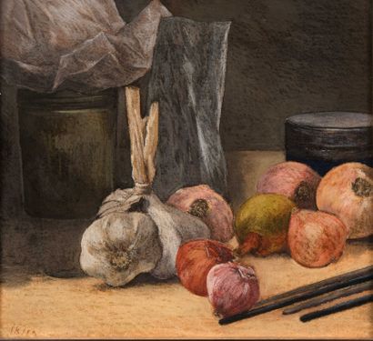 Pierre SKIRA (né en 1938) : NATURE MORTE...
