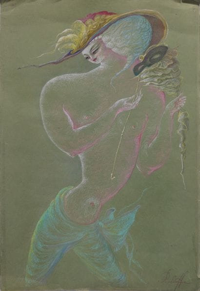 Rebecca CHEMIAKINE (née en 1934) : NU AU...