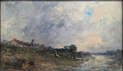 Jean-Etienne KARNEC (1885-1962) : PAYSAGE...