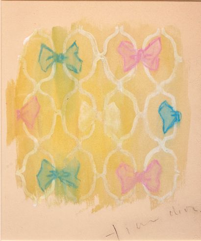 Christian DIOR (1905-1957) : NOEUDS PAPILLON....