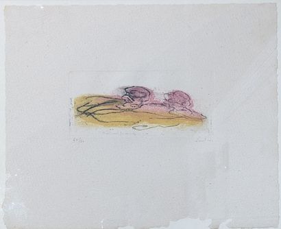 Jean FAUTRIER (1898-1964) : PAYSAGE DE PORT-CROS,...