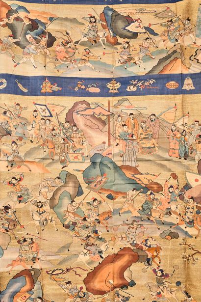 CHINE - XXe siècle. Ensemble de trois pièces...