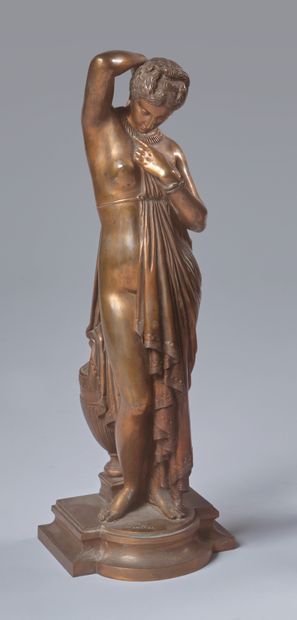 D'après James PRADIER (1790-1852). PHRYNEE....