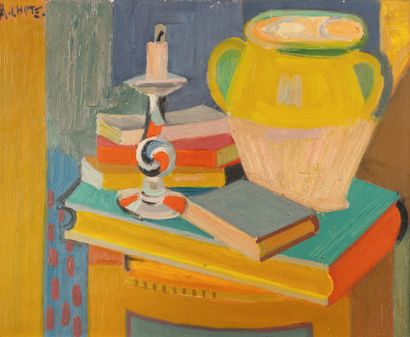 André LHOTE (1885-1962) : NATURE MORTE. Huile...