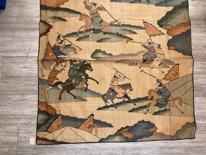CHINE - XXe siècle. Ensemble de trois pièces...