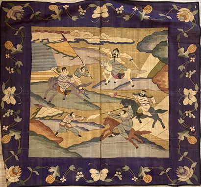 CHINE - XXe siècle. Ensemble de quatre pièces...