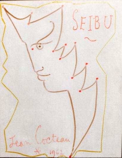 Jean COCTEAU (1889-1963) : SEIBU. Encres...