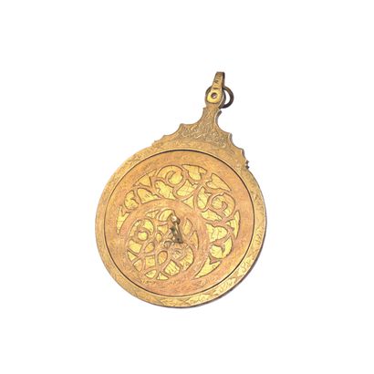 Astrolabe planisphérique en laiton, comprend...