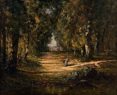 François MAURY (1861-1933)
PORTEUSE DE FAGOTS...