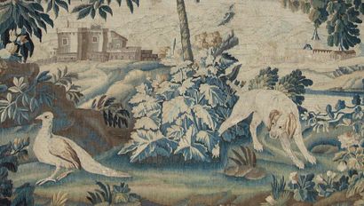 Grande tapisserie d'Aubusson représentant...