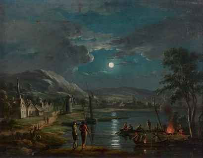 École FLAMANDE du XVIIIème siècle
PAYSAGE...