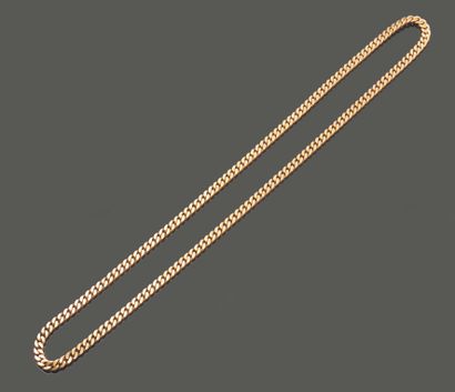 Chaîne en or jaune 18K (750), à maille gourmette,...