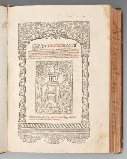 GUILELMUS Altissiodorensis (Guillaume d'Auxerre)
[A]urea......