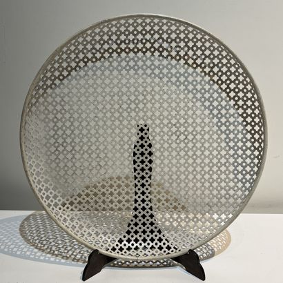Mathieu MATEGOT (1910-2001). Tray in white...