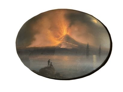 B. MEURIS (19th century) : VUE DU VESUVE...