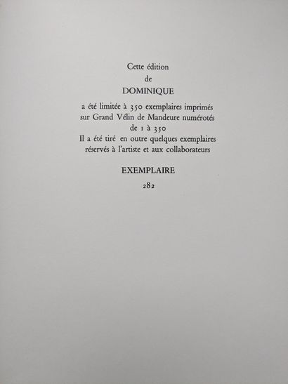 Eugène FROMENTIN. Dominique. Published by...