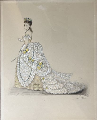 Etienne LEDUC (19th-20th century): COURT...