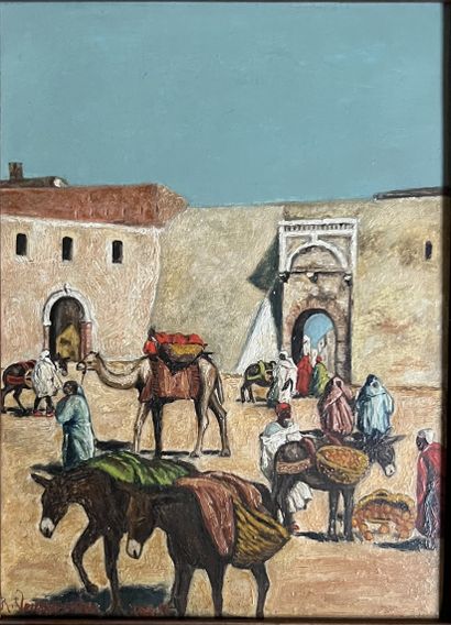 ORIENTALIST SCHOOL: ENTRANCE TO THE MEDINA....