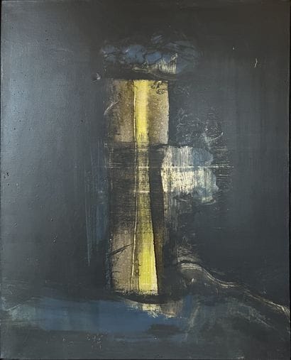 André MAURICE (b. 1935): CROSS. Oil on canvas,...