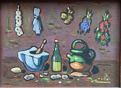 Francis EULA (1921-1996): STILL LIFE WITH...