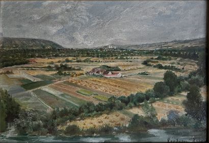 Frédéric LUCE (1896-1964): PAYSAGE. Oil on...