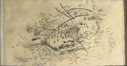 Roger REBOUSSIN (1881-1965): PARTRIDGE IN...