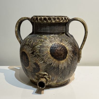 Alexandre KOSTANDA (1921-2007). Large glazed...