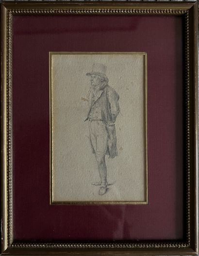 19th century FRENCH SCHOOL: PORTRAIT OF A...