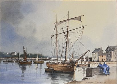 Jean MORLAINE (born 1953): A CONCARNEAU,...