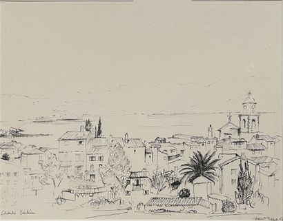 Charles CACHIN (20th century) : VIEW OF SAINT-TROPEZ....