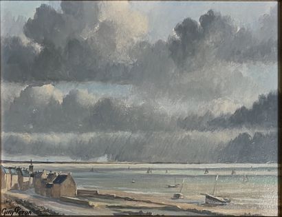Guy PERON (b. 1931): TEMPS COUVERT A GRAND-CAMP...