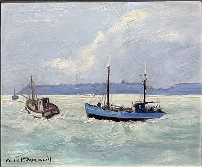 André FARAULT (1919-2007) : GRANDVILLE, HARBOR...