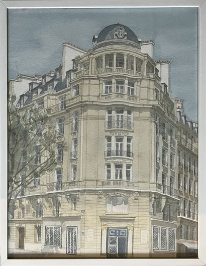 20th century FRENCH SCHOOL: CORNER FACADE...