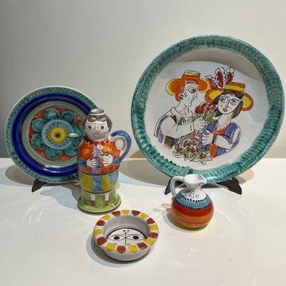 Giovanni DESIMONE, Italy. Set of polychrome...